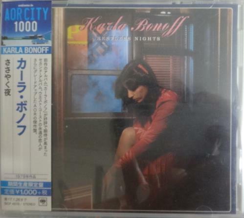 [중고] Karla Bonoff ‎/ Restless Nights (Japan CD with OBI & Insert)