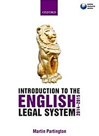 Introduction to the English Legal System (Paperback)