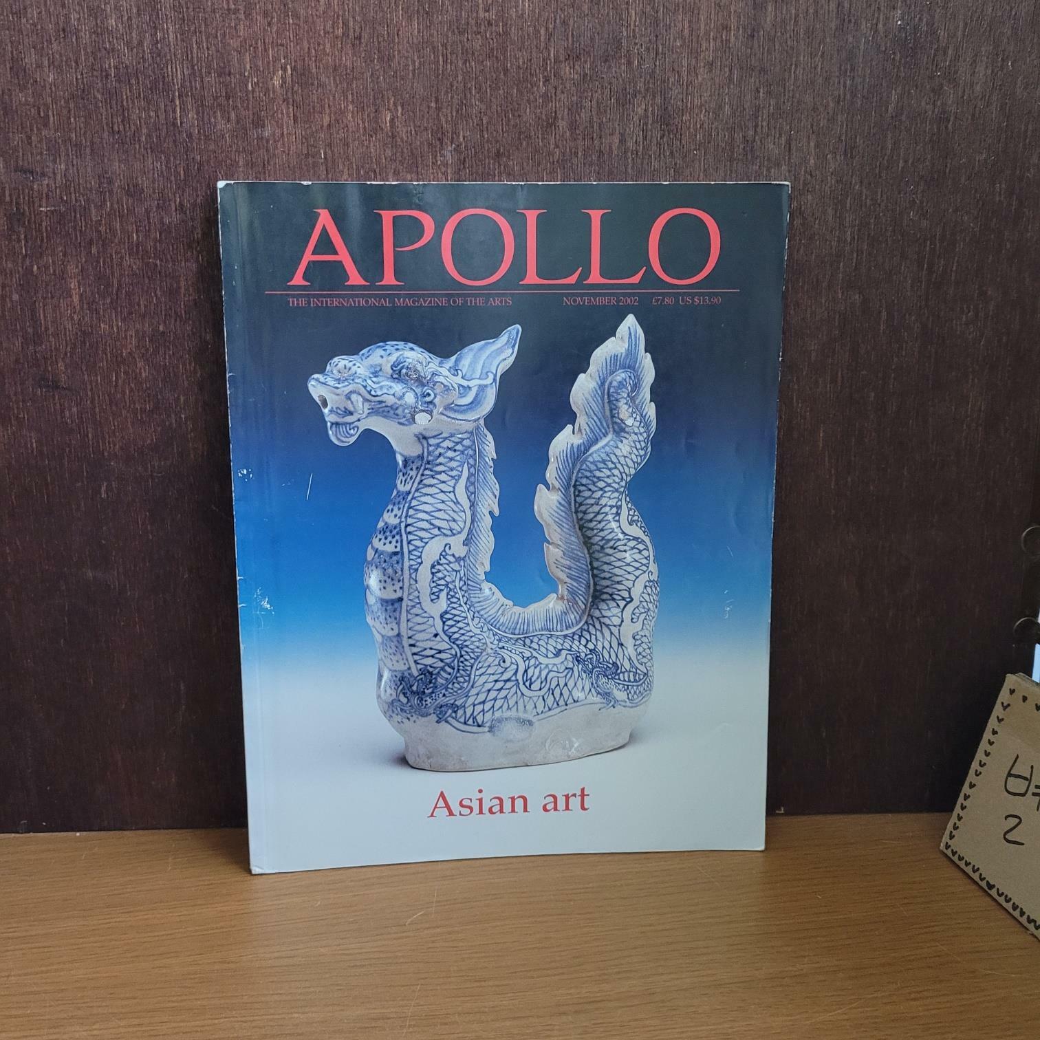 [중고] APOLLO Asian art NOVEMBER 2002 VOL. CLV NO.489 [중급/실사진 참고] (.)