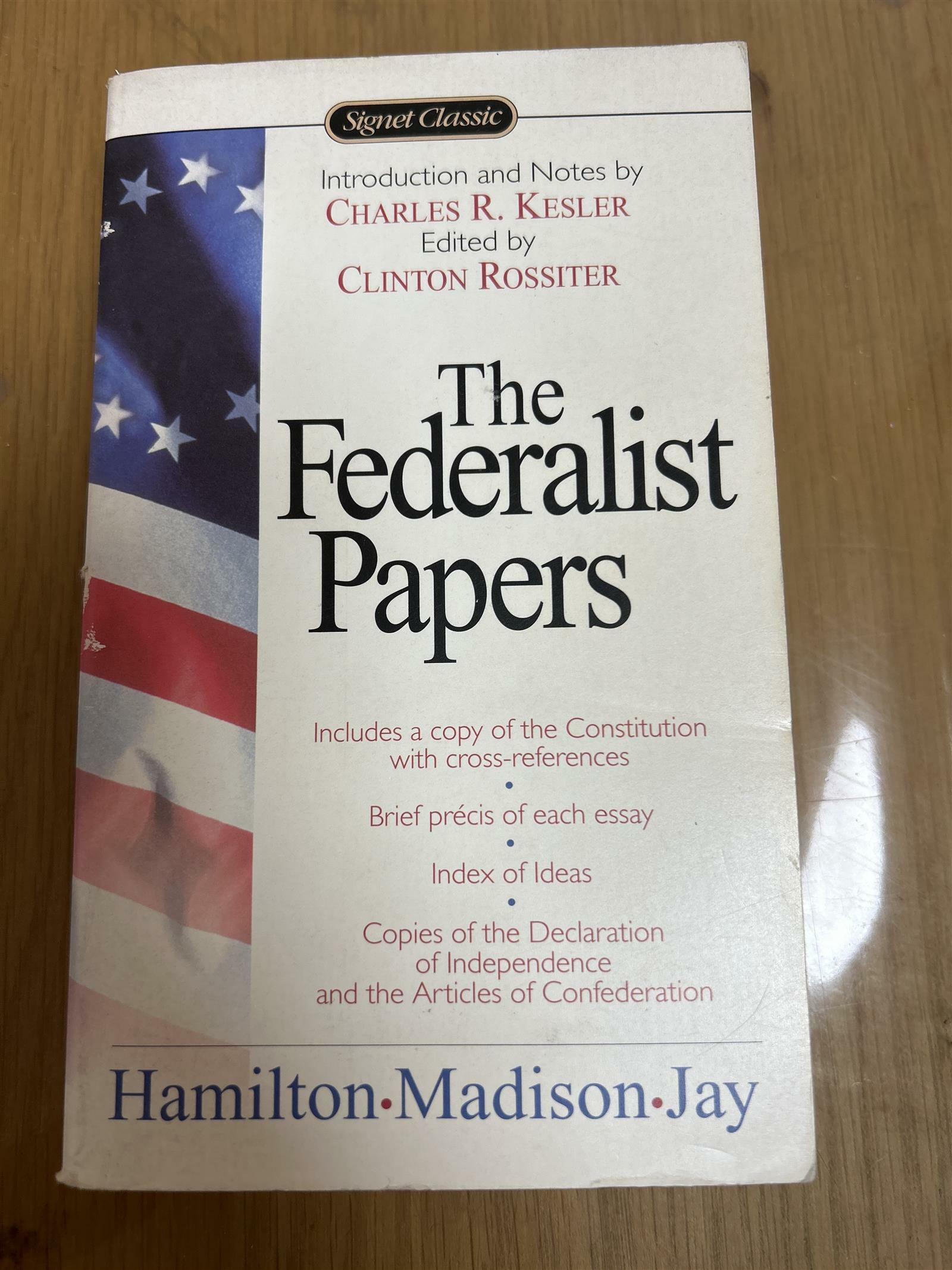 [중고] The Federalist Papers (Mass Market Paperback)