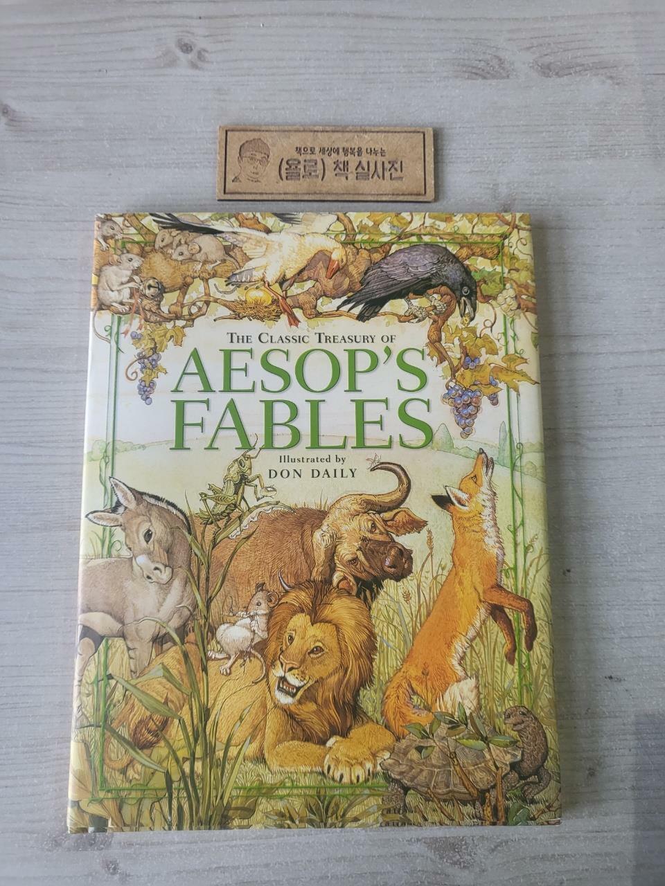 [중고] The Classic Treasury of Aesop‘s Fables (Hardcover)