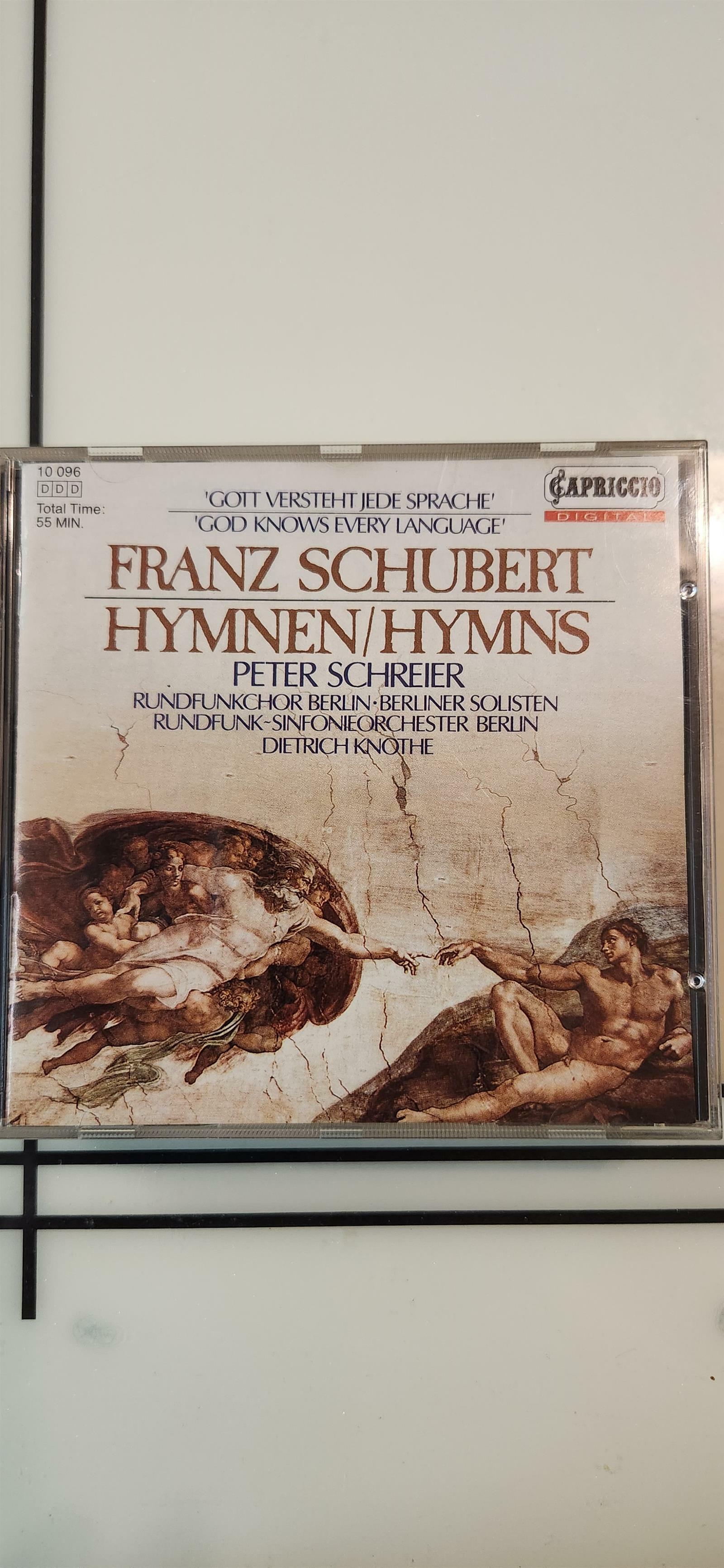 [중고] 수입)  슈베르트  hymnen/hymns  Peter Schreier 
