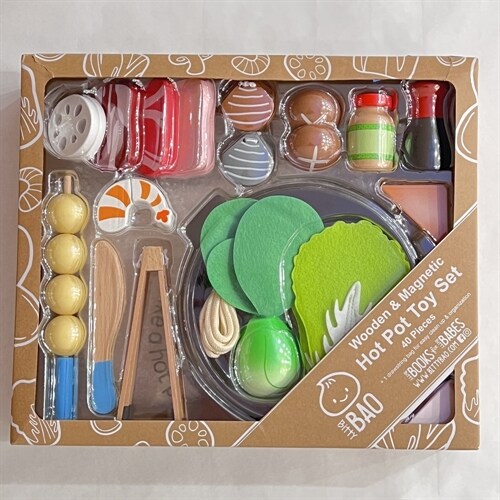 Wooden and Magnetic Hot Pot Toy Set (Toy)