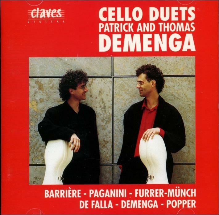[중고] Patrick : 데멩가 (Thomas Demenga),데멘가 (Patrick Demenga) - Cello (스위스 발매)