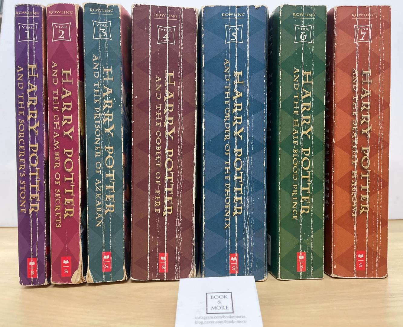 [중고] Harry Potter Paperback Boxed Set Book 1-7 (Paperback, 미국판)