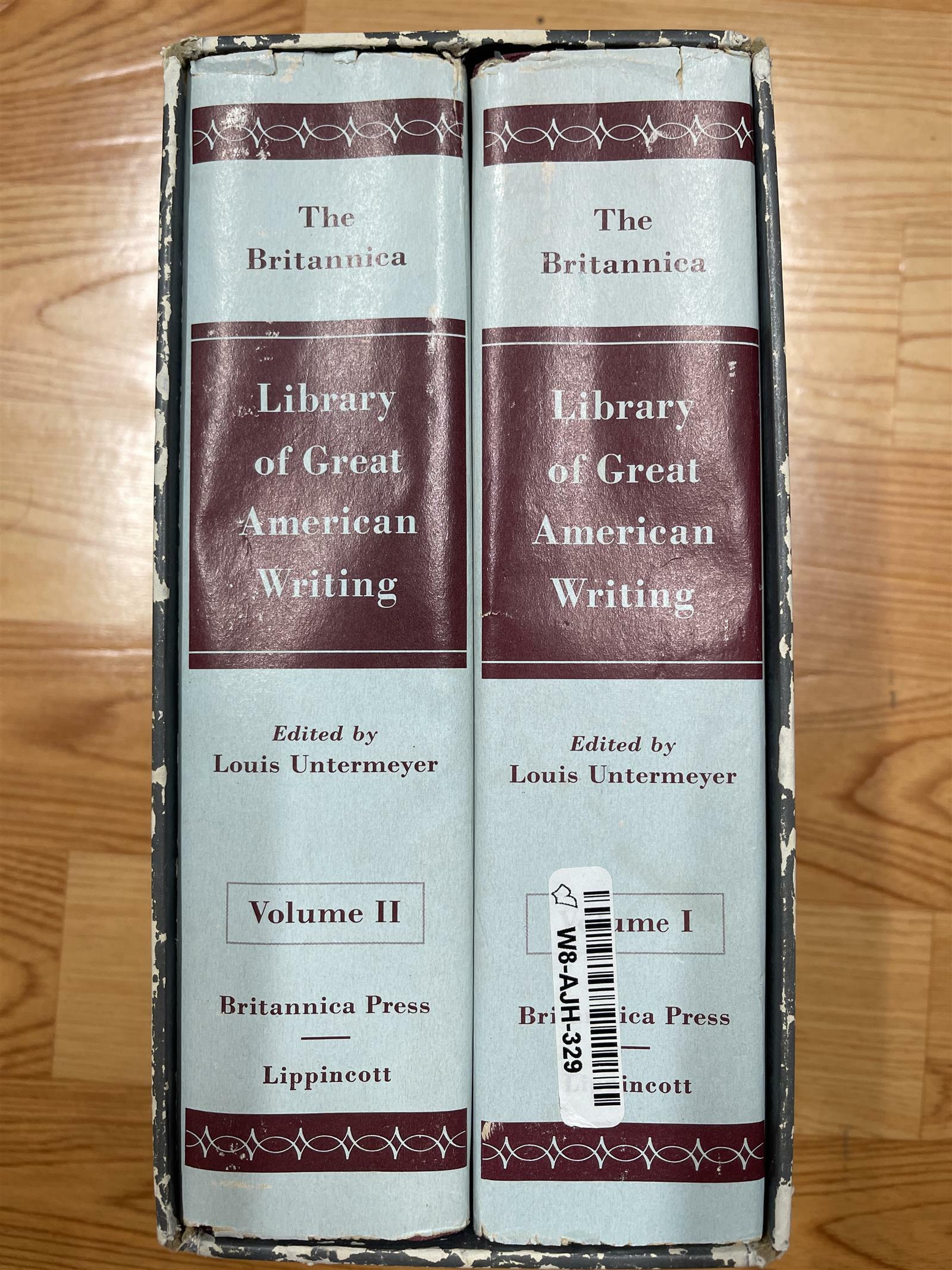 [중고] Britannica Library of Great American Writing (브리태니커판 미국의 역사적 저술들)