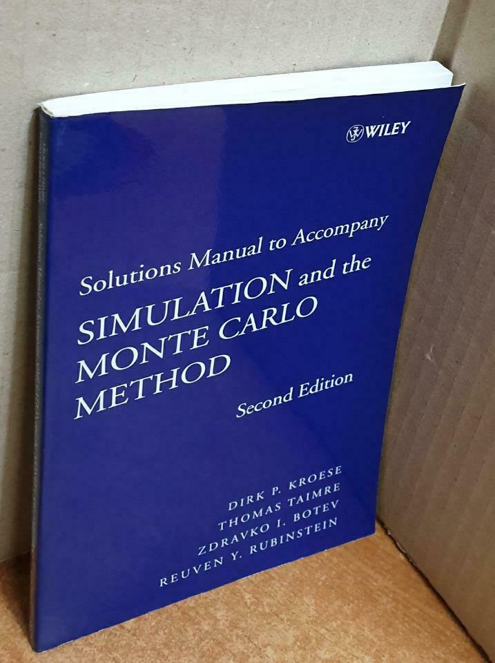[중고] Student Solutions Manual to Accompany Simulation and the Monte Carlo Method (Paperback, 2)