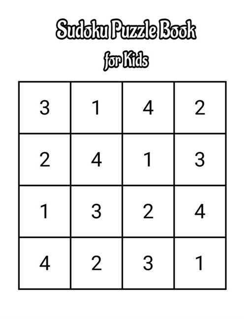Sudoku Puzzle Book for Kids (Paperback)
