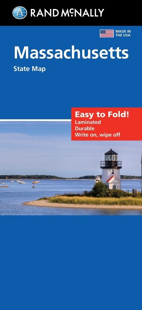 Rand McNally Easy to Fold: Massachusetts State Laminated Map (Folded)