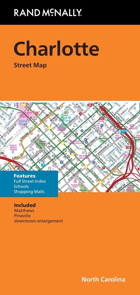 Rand McNally Folded Map: Charlotte Street Map (Folded)