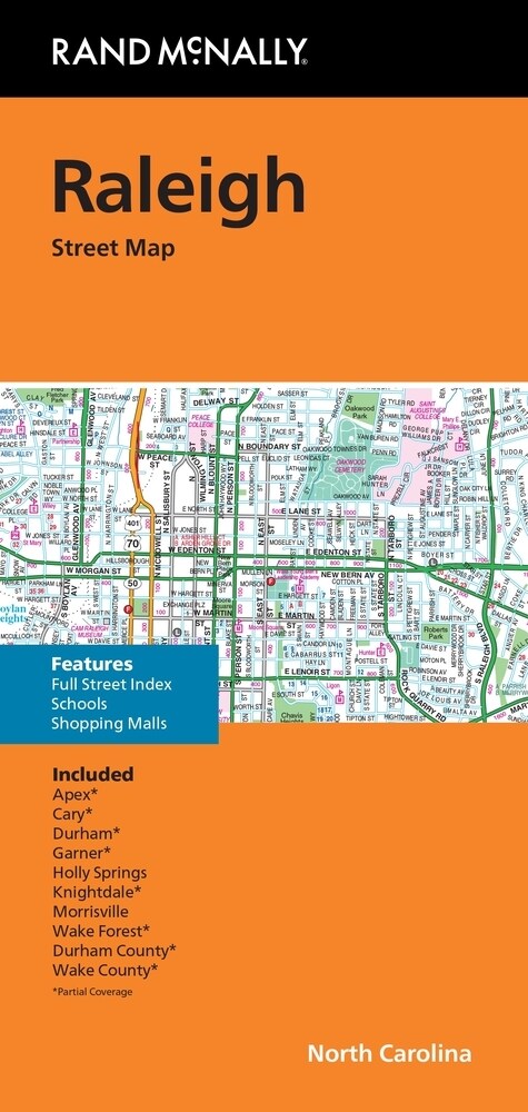 Rand McNally Folded Map: Raleigh Durham Street Map (Folded)