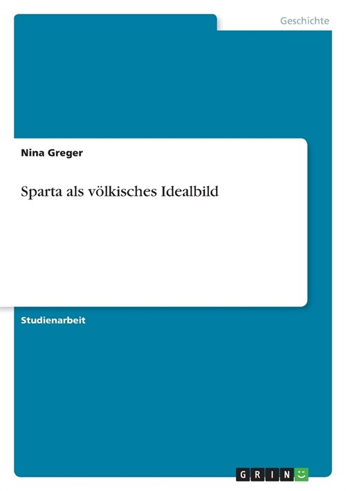 Sparta als v?kisches Idealbild (Paperback)