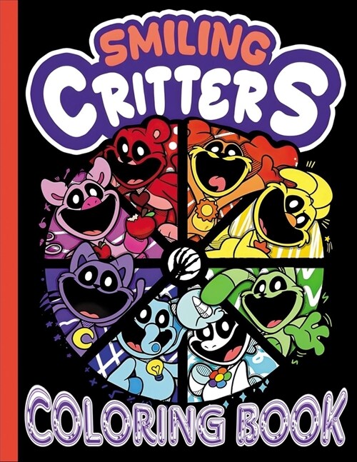 smiling critters coloring book: Encourage Creativity with One-Sided JUMBO Coloring Pages for Children Kids (Paperback)