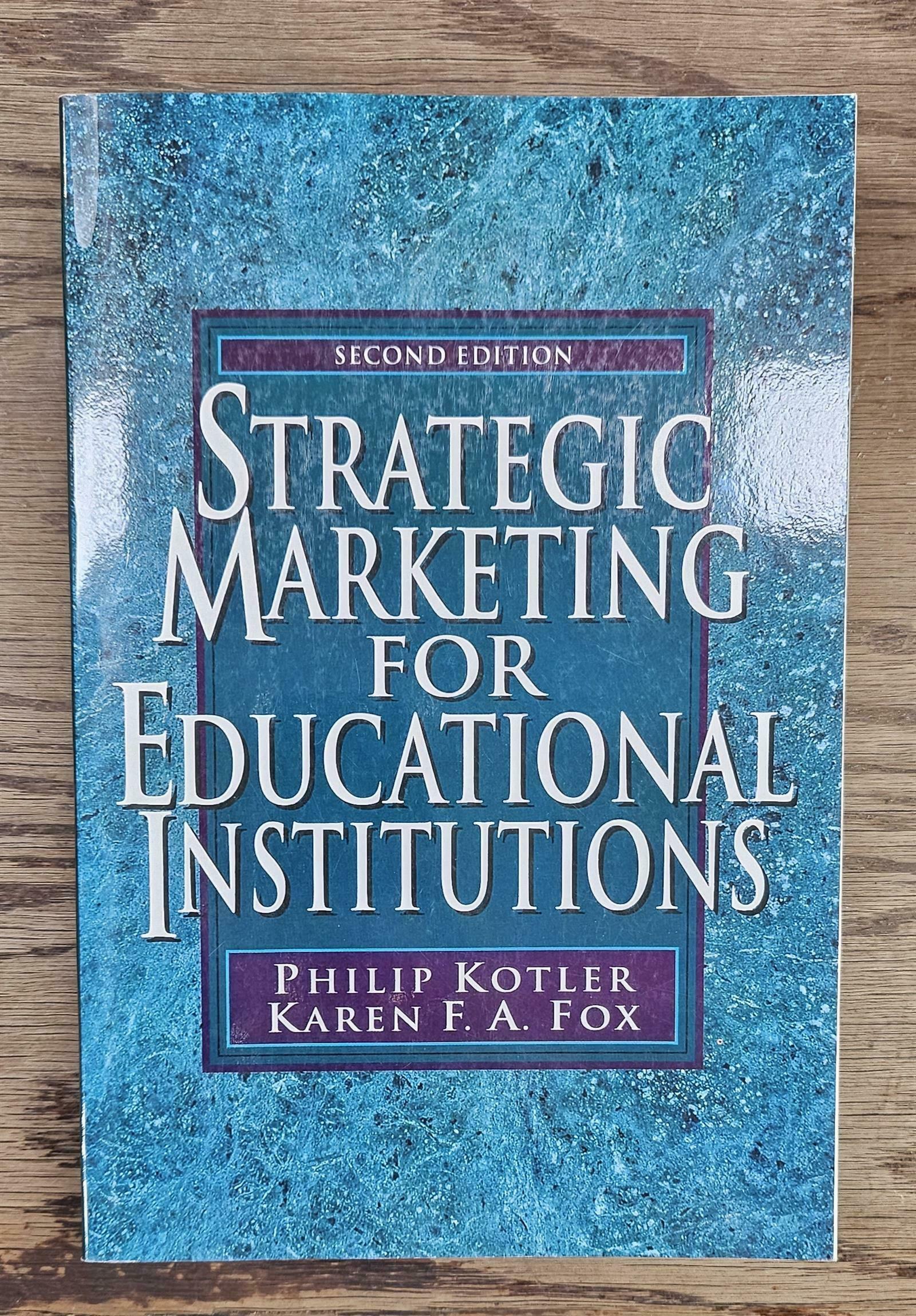 [중고] Strategic Marketing for Educational Institutions (Hardcover, Facsimile, Subsequent)