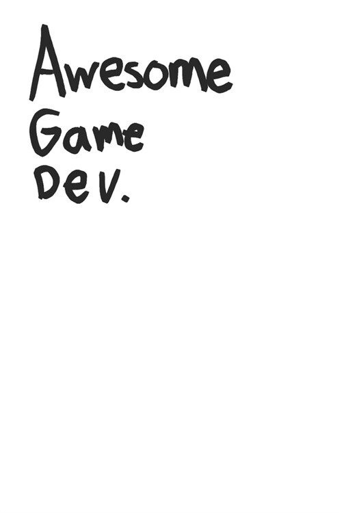 Awesome Game Dev (Paperback)