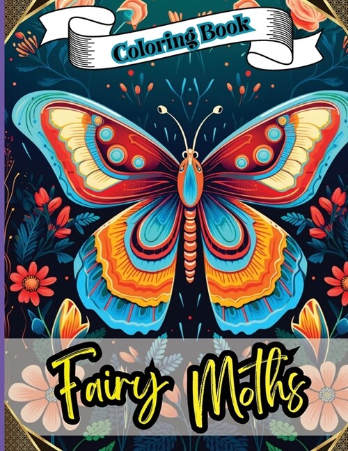Fairy Moths Coloring Book: Perfect for Relieving Everyday Stress and Tension. ... Adults, Seniors, Teenagers and Kids (Age 8+) (Paperback)