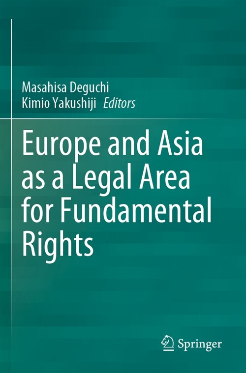 Europe and Asia as a Legal Area for Fundamental Rights (Paperback, 2023)