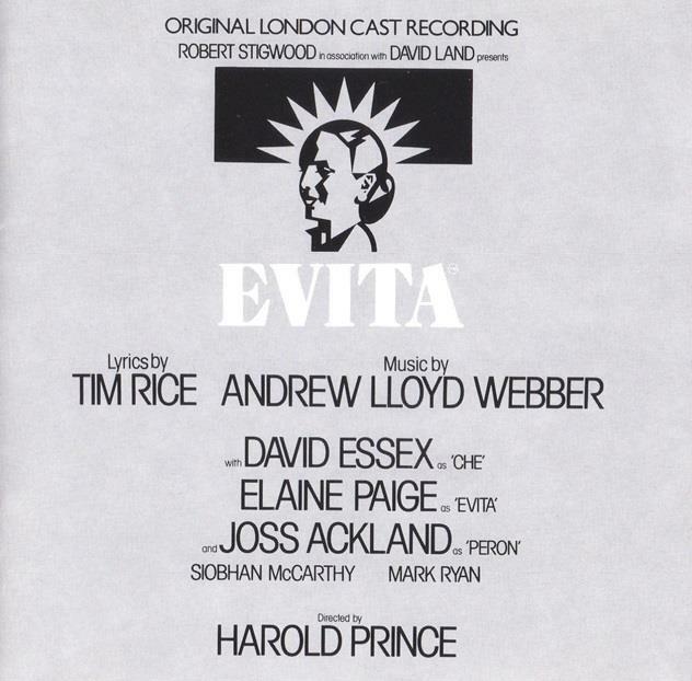 [중고] ﻿[일본반] Evita : Original London Cast Recording   (Andrew Lloyd Webber And Tim Rice)