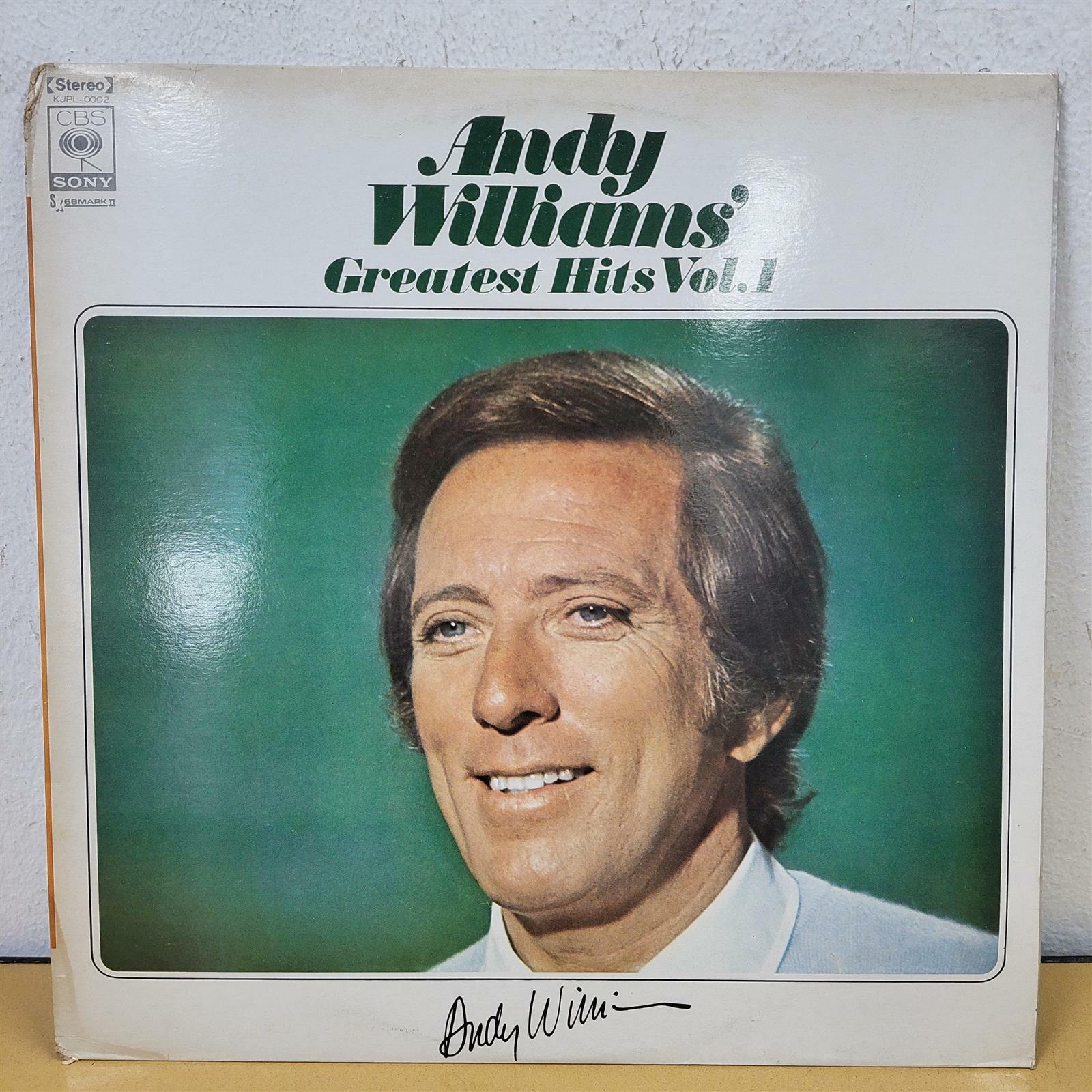 [중고] [LP] ANDY WILLIAMS‘ GREATEST HITS VOL.1  ...*음반NM / 자켓중급(모서리 흠)