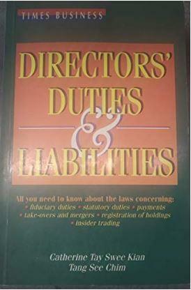[중고] Times Business - Directors‘ duties & Liabilities (soft cover)