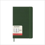 Moleskine 2025 12-Month Daily Large Hardcover Notebook : Myrtle Green (Paperback)