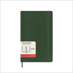 Moleskine 2025 12-Month Daily Large Softcover Notebook : Myrtle Green (Paperback)