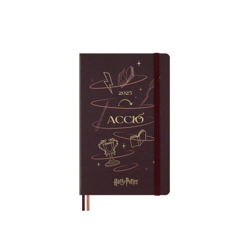 Moleskine Ltd. Ed. Harry Potter 2025 12-Month Daily Large Hardcover Notebook : Accio (Paperback)