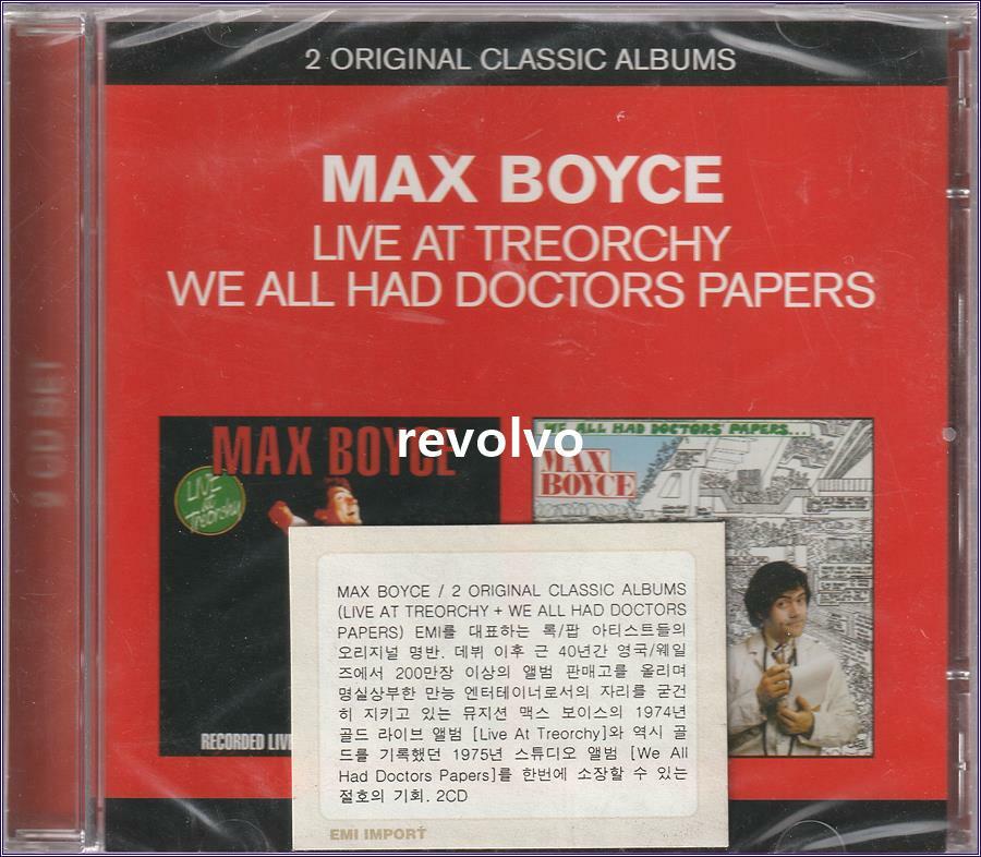 [중고] Max Boyce – Live At Treorchy / We All Had Doctors Papers