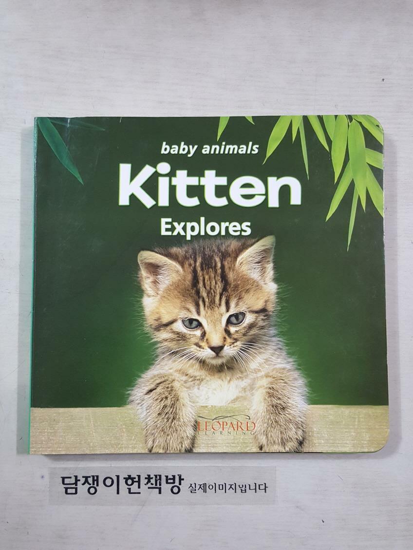 [중고] (baby animals) Baby Kitten Explores (boardbook)