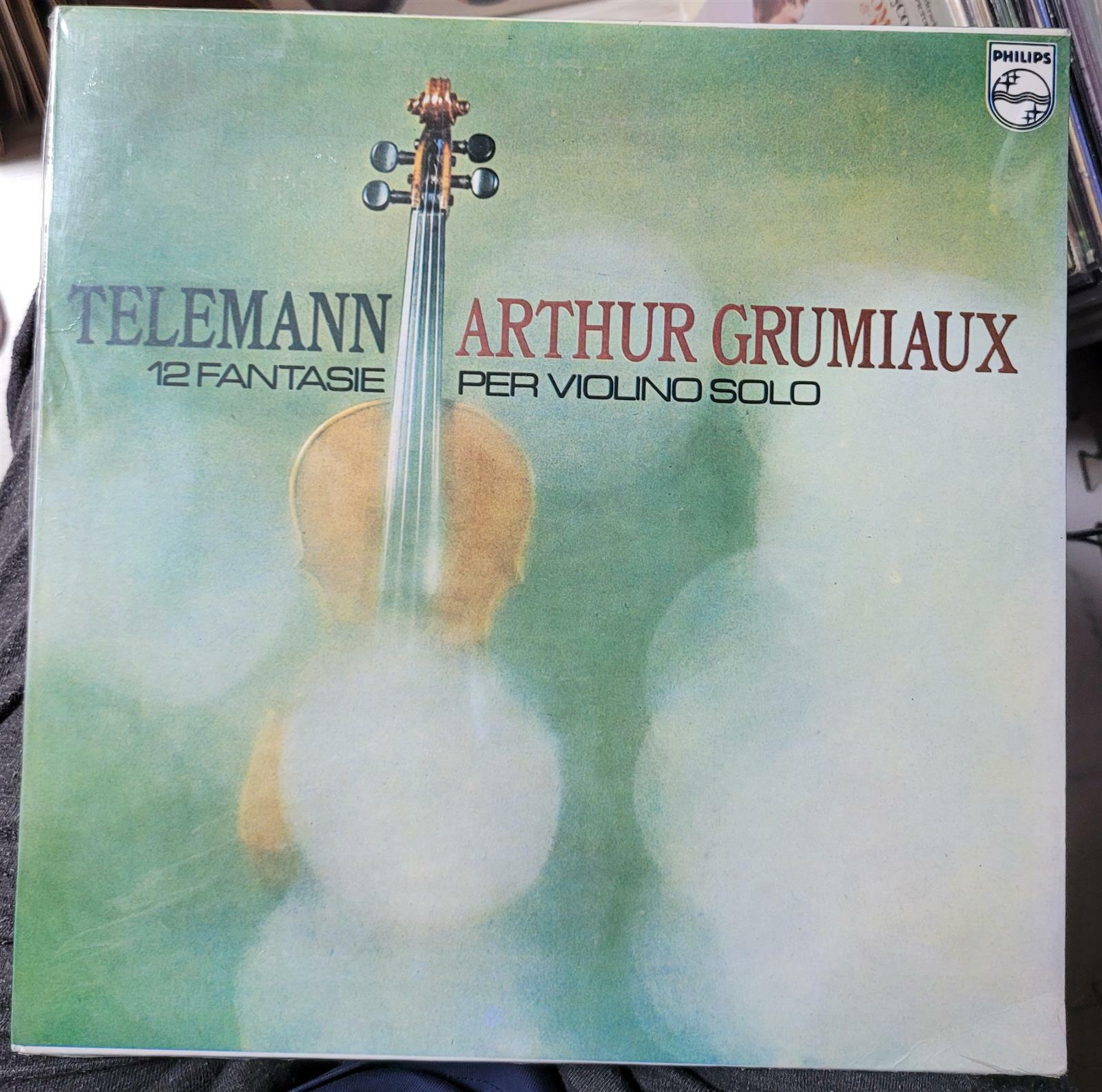 [중고] [LP] Arthur Grumiaux - 텔레만 : 12개의 무반주 판타지아 (성음)(미개봉)