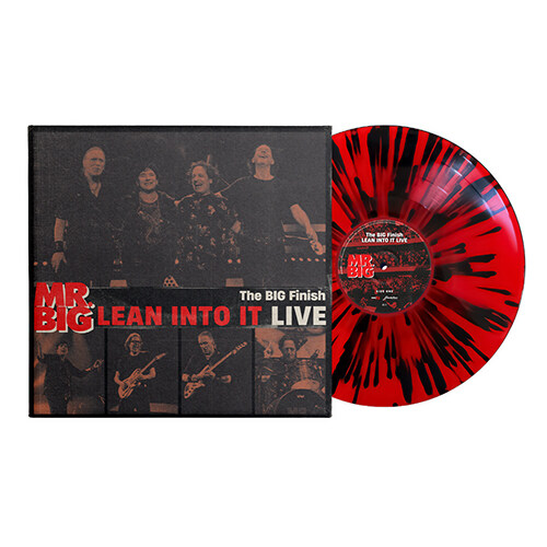 [수입] Mr. Big - The Big Finish - Lean into it Live - [블랙 & 레드 스플래터 컬러 LP]