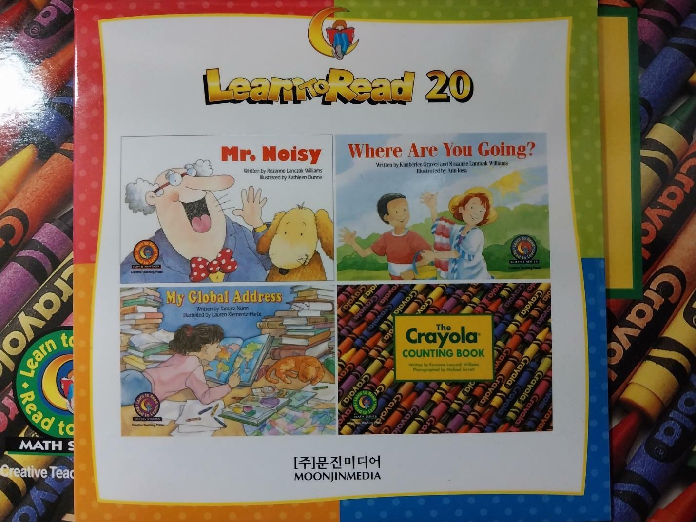 [중고] Learn to Read 20-(책4권.CD1장)