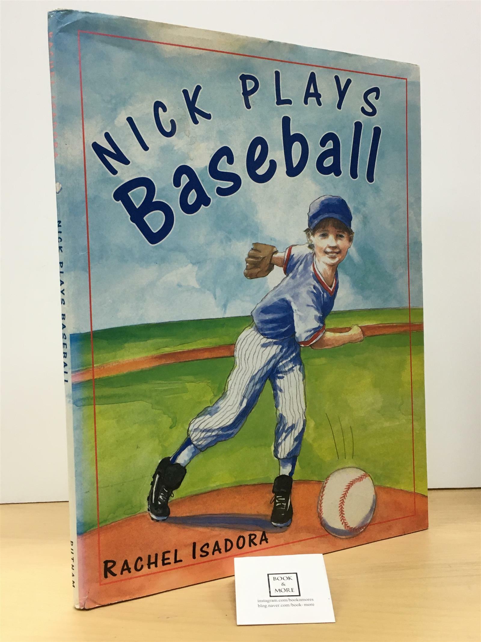 [중고] Nick Plays Baseball (School & Library)