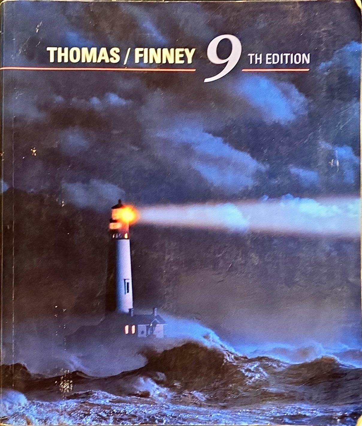 [중고] 9TH EDITION THOMAS FINNES CALCULUS ㅣ ADDISON WESLEY (영어원서)