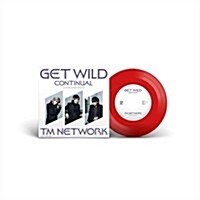 [수입] TM Network (티엠 네트워크) - Get Wild Continual (7 Clear Red Vinyl Single LP)