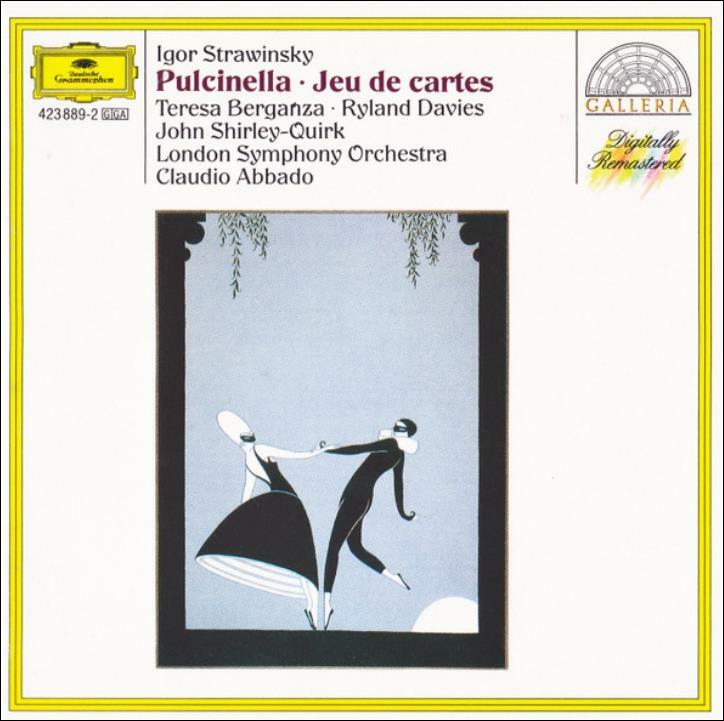 [중고] Igor Stravinsky:  Pulcinella / Jeu De Cartes - Claudio Abbado (독일발매)