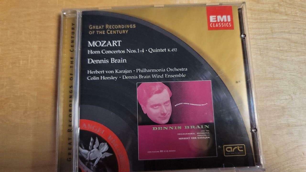 [중고] [수입] Wolfgang Amadeus Mozart - Horn Concerto / Quintet K.452 : Brain / Karajan