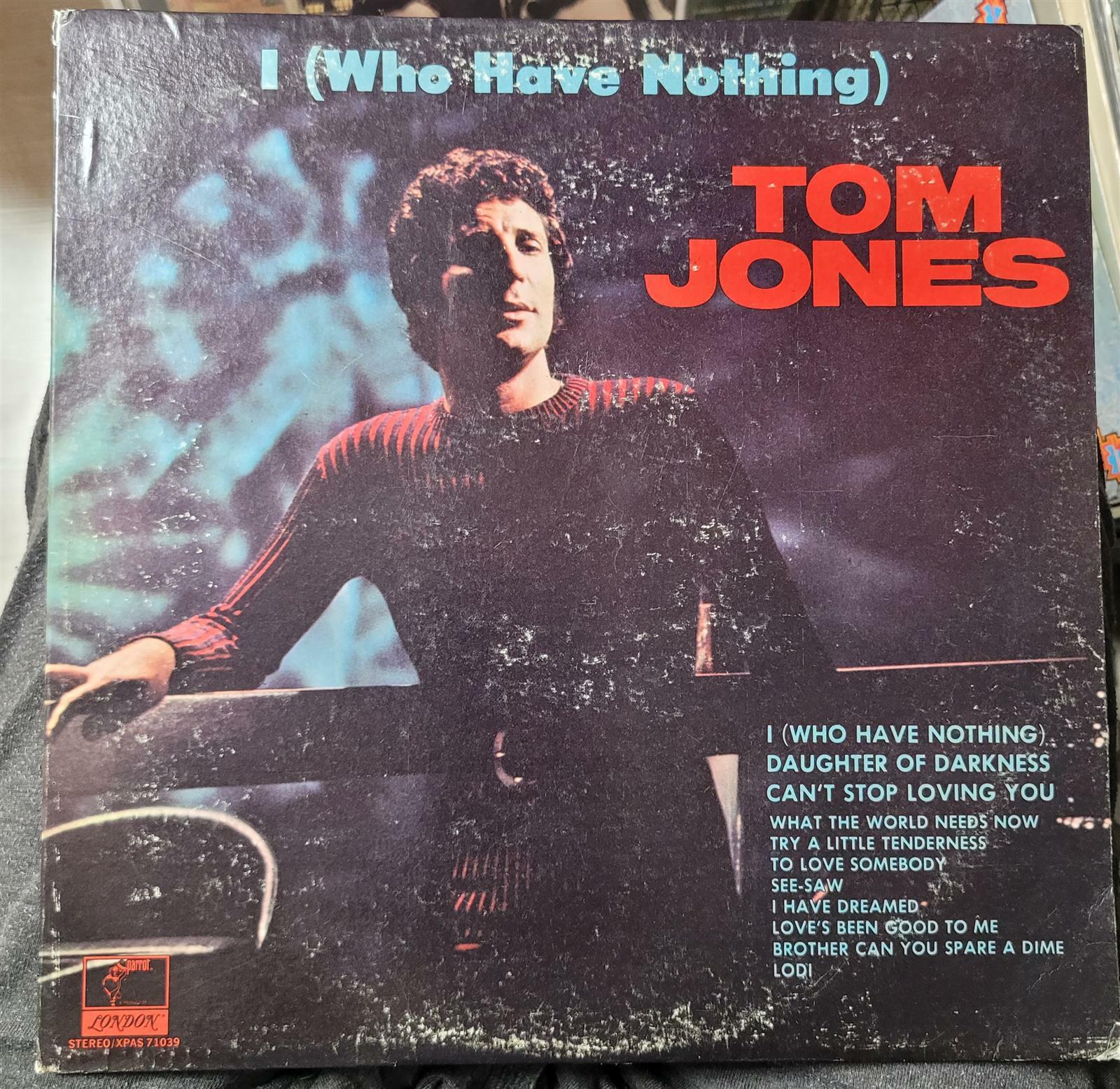 [중고] [수입][LP] Tom Jones – I (Who Have Nothing)  (미국)(1970)