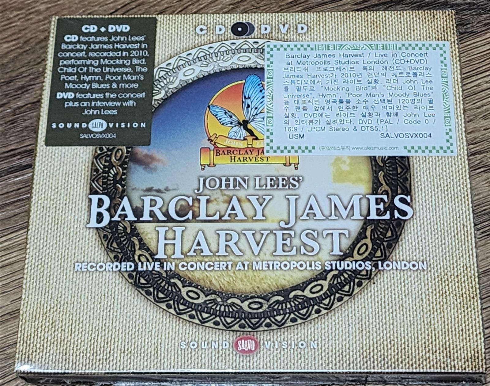 [중고] [수입] John Lees‘ Barclay James Harvest - Live in Concert at Metropolis Studios London(CD+DVD)