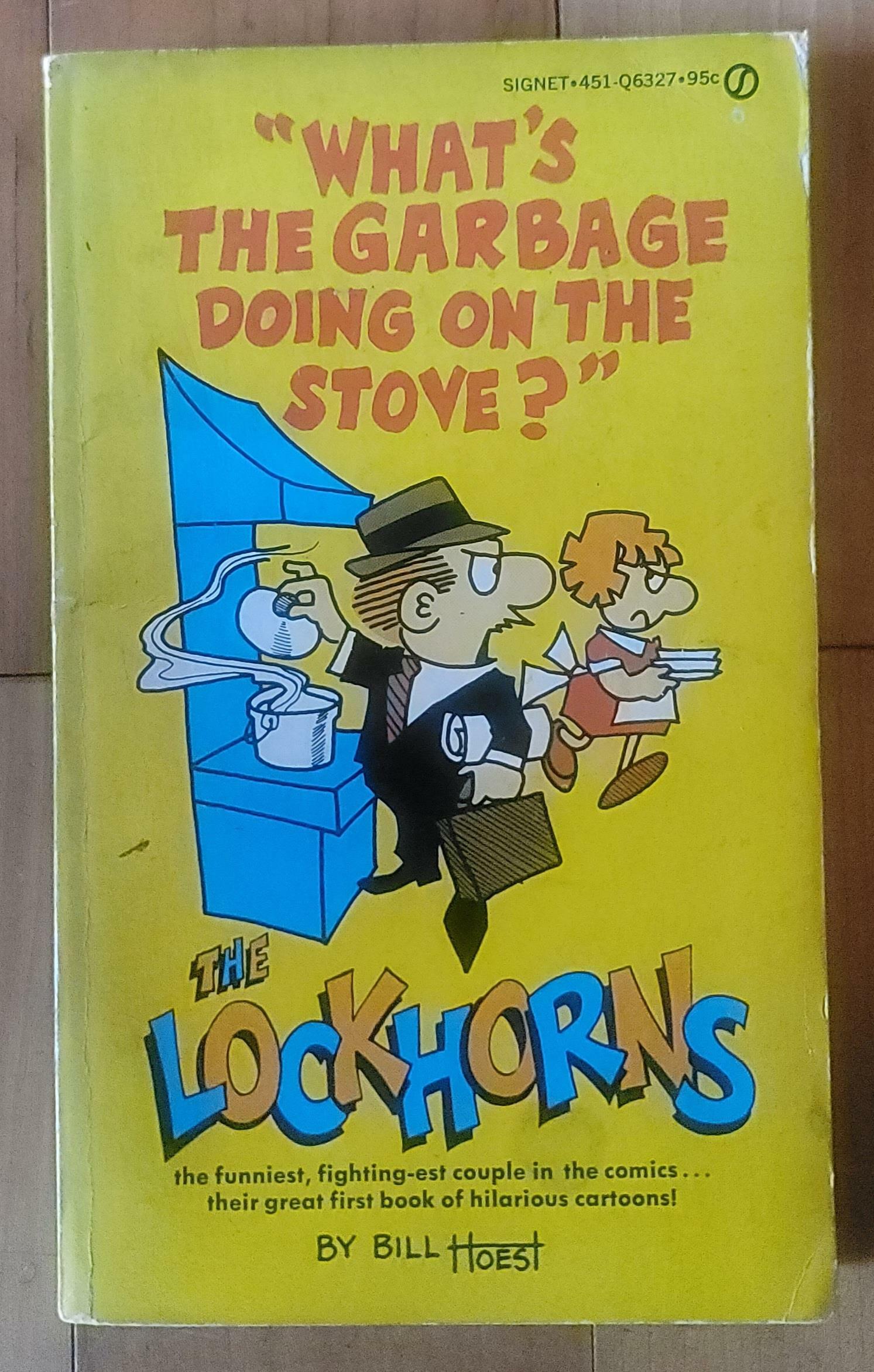 [중고] 미국시사만화 희귀본 The Lockhorns What‘s the garbage doing on the stove? New American Library 1975년 상급 (paperback)
