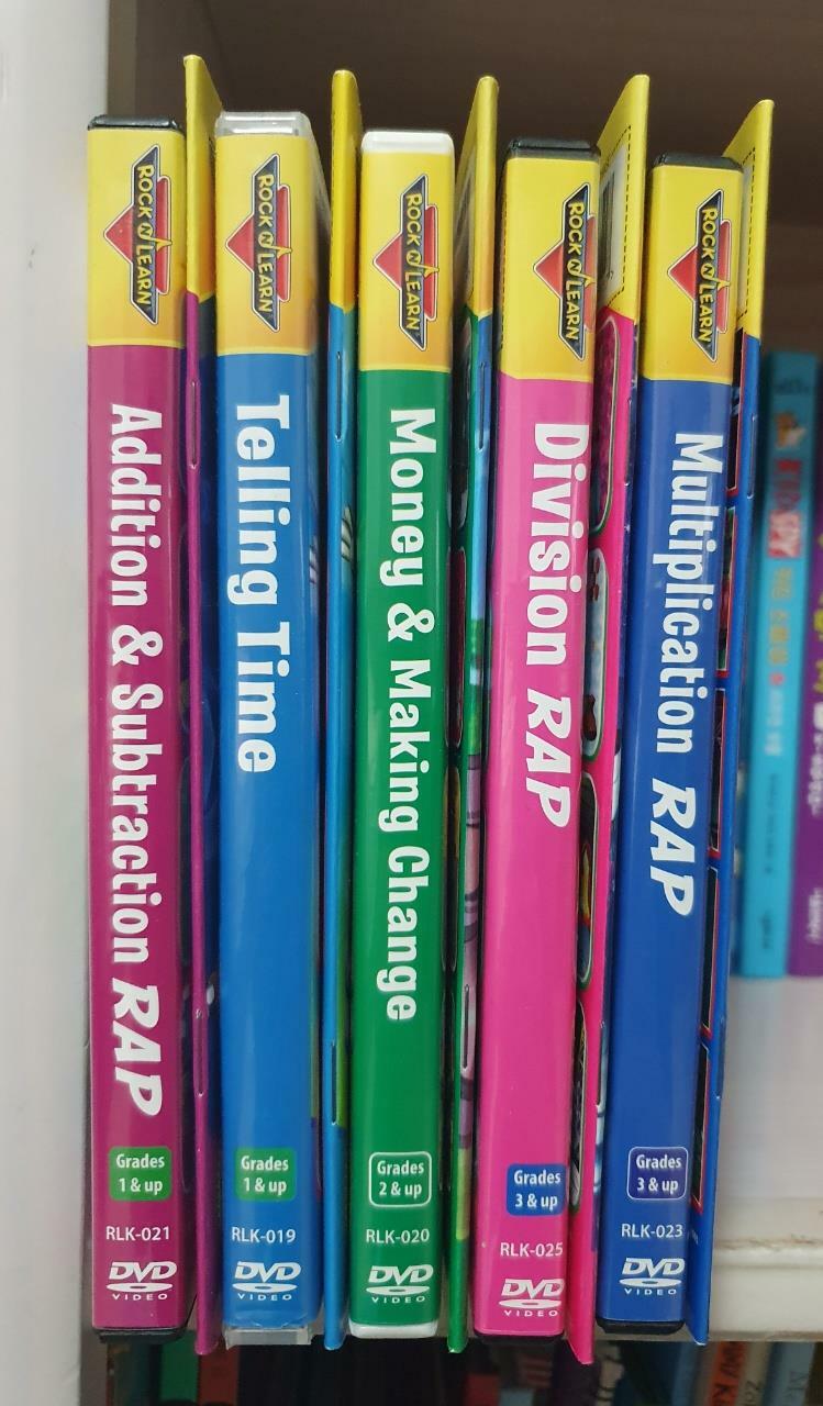 [중고] [락앤런 교육용 DVD+BOOK] 마법같은 영어떼기 프로젝트 초등학생: 연산수학 세트 (4disc+스크립트북)