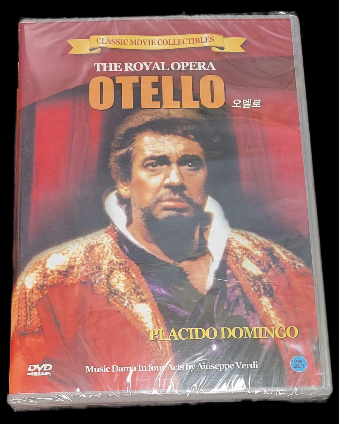 [중고] THE ROYAL OPERA OTELLO <오델로 플라시도 도밍고> DVD