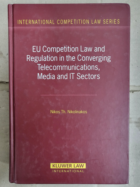 [중고] EU Competition Law and Regulation in the Converging Telecommunications, Media and It Sectors (Hardcover)