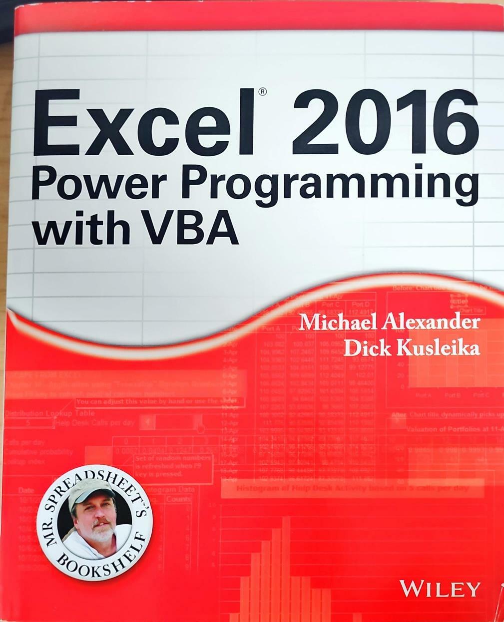 [중고] Excel 2016 Power Programming with VBA (Paperback)