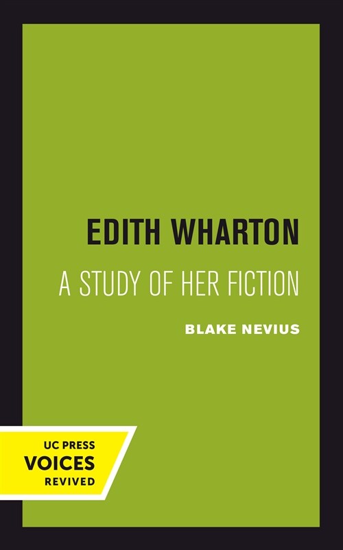 Edith Wharton: A Study of Her Fiction (Hardcover)