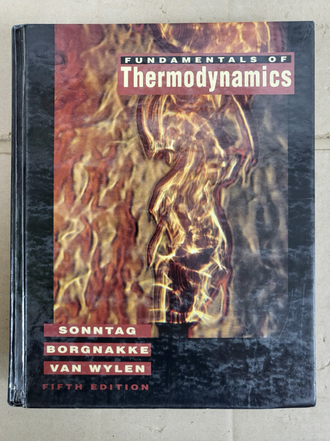 [중고] Fundamentals of Thermodynamics (Hardcover, 5th)