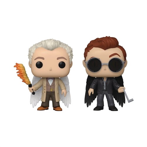 Pop Good Omens Aziraphale and Crowley with Wings Vinyl Figure 2 Pack (Other)