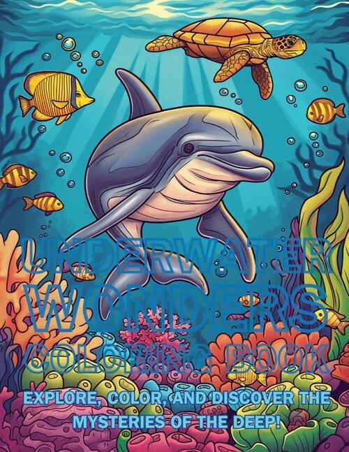 Underwater Wonders Coloring Book: Explore, Color, and Discover the Mysteries of the Deep! (Paperback)