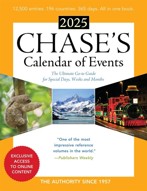 Chases Calendar of Events 2025: The Ultimate Go-To Guide for Special Days, Weeks and Months (Paperback)