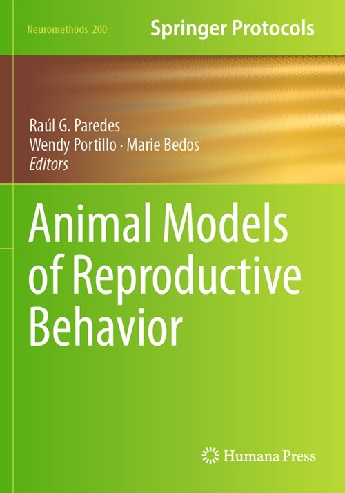 Animal Models of Reproductive Behavior (Paperback, 2023)